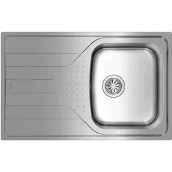 Teka 45 T-xp 1c 1e Spüle Silber von Teka