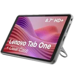 Lenovo Tab One, 4GB RAM, 128GB WiFi, mit Clear Case, Grau von Lenovo