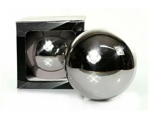Dekokugel Silberkugel Ø 15cm Edelstahl Kugel Gartendeko Dekoration