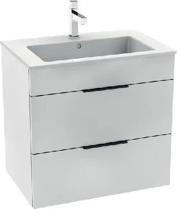 Jika Cube Unterschrank mit Waschtisch 640x422 mm – 2 Auszüge, weiß