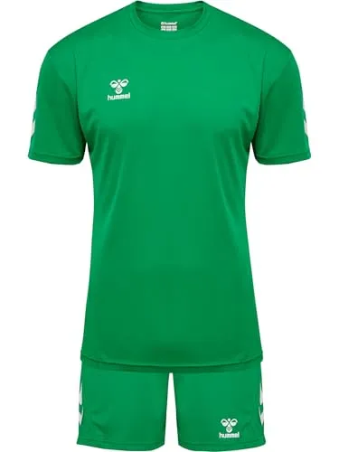 hummel Verstellbare Taille Anzug Hmllogo Erwachsene - Hallenschuhe mit normaler Passform, elastischem Bund und umweltfreundlichem Druck auf Wasserbasis für optimalen Komfort und Bewegungsfreiheit.