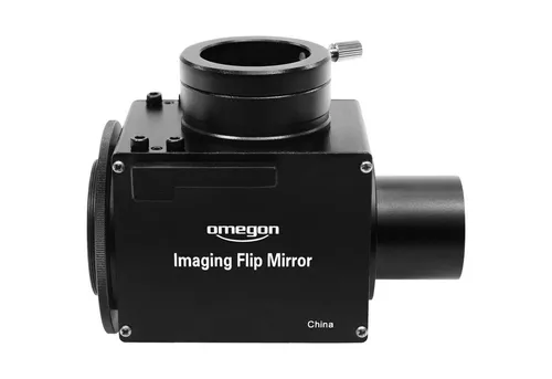 Omegon Teleskop Omegon Klappspiegel - Teleskope - Der Omegon Flip Mirror ermöglicht einfache Fokussierung und gleichzeitigen Anschluss von Kamera und Okular für präzise Astrofotografie.
