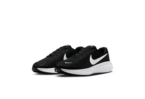 Nike REVOLUTION 8 WIDE schwarz 46 EU - Sportlicher Laufschuh in Größe 46, ideal für neutrale Pronation. Atmungsaktives Obermaterial und hochgradige Dämpfung sorgen für Komfort bei jedem Schritt.