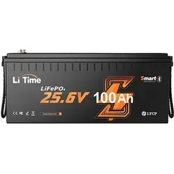 24V 100Ah LiFePO4 Batterie mit Bluetooth