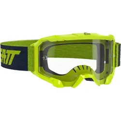Leatt Velocity 4.5 Motocross Brille - Gelb für Männer - Sportbrillen mit kugelsicheren Gläsern und 40mm Anti-Rutsch Brillenband, ideal für maximalen Schutz und Komfort beim Motocross.
