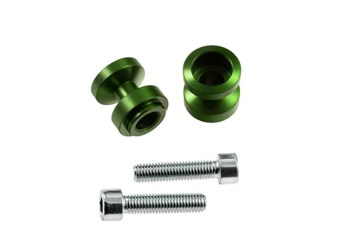 ZIEGER Multitool Bobbins / Racingadapter Montageständer M10 x 1,25 grün (mit Distanzhül