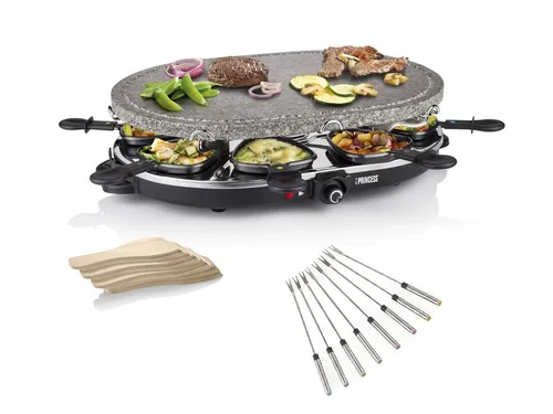 PRINCESS Raclette Tischgrill für 2-8 Personen