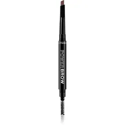 Revolution Relove Power Brow Augenbrauenstift mit Bürste Farbton Dark Brown 0,3 g