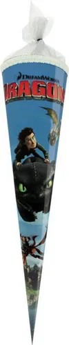 Stylex Schreibwaren Schultüte Dragons Schultüte / Zuckertüte / Länge: 70cm / rund