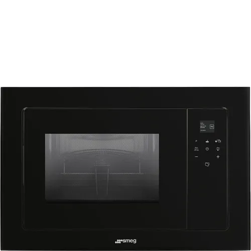 Smeg FMI120B3 Einbau-Mikrowelle Linea Schwarz