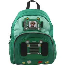 DONAU Kinderrucksack Traktor 3D Motiv - 22 x 32 x 11 cm - Schulrucksäcke mit 3D-Applikationen, gepolstert für optimalen Tragekomfort und Sicherheit durch Reflektoren. Ideal für kleine Traktor-Fans!