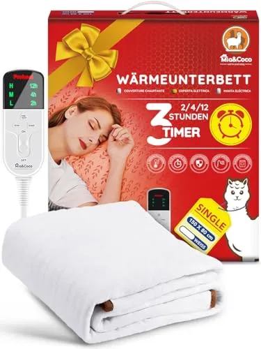 Mia&Coco Heizdecke mit Abschaltautomatik, 150 x 80 cm