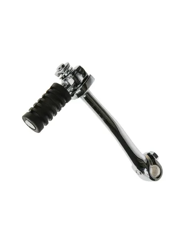 Kickstarterhebel klappbar mit Gummi in Chrom - für Simson S51, S50, S53, S70, S8