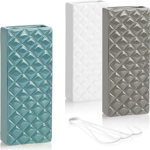 com-four® 3x Luftbefeuchter aus Keramik