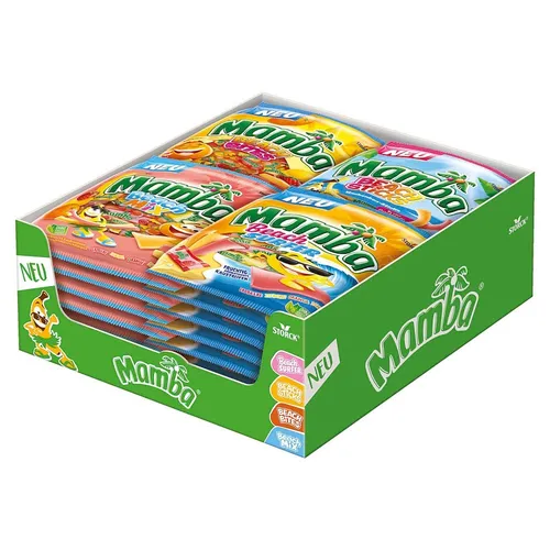 Mamba® Beach Sortiert Kaubonbons 32 St./5120,0 g, 32 St. von Mamba®