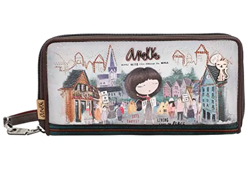 Anekke Wallet Large w. handle, kombi(voice), Gr. -