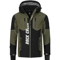Rock Creek Softshelljacke H-237 für Herren - Modische Softshelljacke für Herren, schützt zuverlässig vor Wind und Regen – ideal für sportliche Outfits und Outdoor-Aktivitäten.