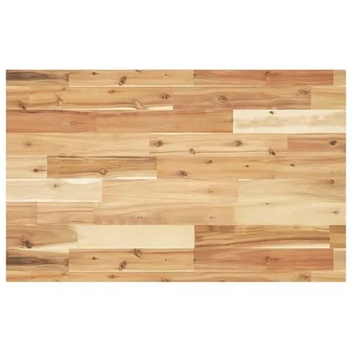vidaXL Waschtischplatte Ölbeschichtung 140x50 cm aus Akazienholz - Badezimmerschränke mit rustikalem Charme: Diese robuste Waschtischplatte aus massivem Akazienholz ist feuchtigkeitsbeständig und vielseitig einsetzbar.
