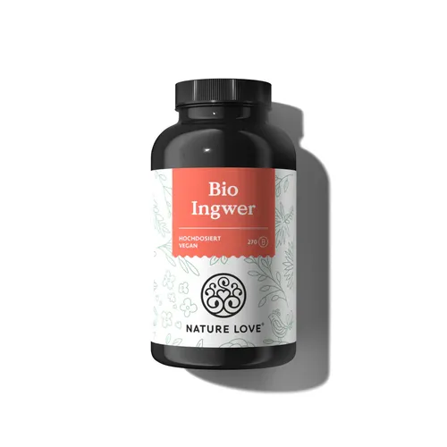 Bio Ingwer Kapseln von Nature Love