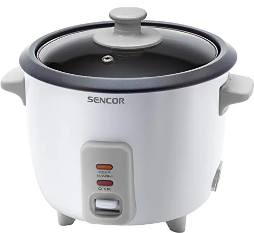 Sencor Reiskocher 1.5L Premium EasyClean – Automatischer Rice Cooker, Funktion zum Warmhalten ohne Überwachung, Automatische Abschaltung, Perfekt für alle Reissorten und Sushi-Reis, Weiß - 1500WH