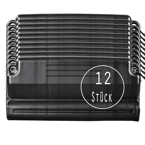 Hochwertige Pool Eisdruckpolster in Premiumqualität | Für ⌀ 3 m | Mit Sand beschwert + Verbindungshaken | Eisschutz Überwinterung Schwimmbecken Robust Winterfest Eisbrecher Frostsicher (12 Stück)