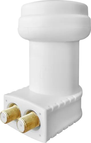 HD-PROFI TWIN LNB - HDTV 3D geeignet - Hochwertiger Twin Universal LNB für gestochen scharfen TV-Empfang. Ideal für 2 Teilnehmer, mit integriertem Wetterschutz und 60 dB Verstärkung. Perfekt für HD und 3D Inhalte.