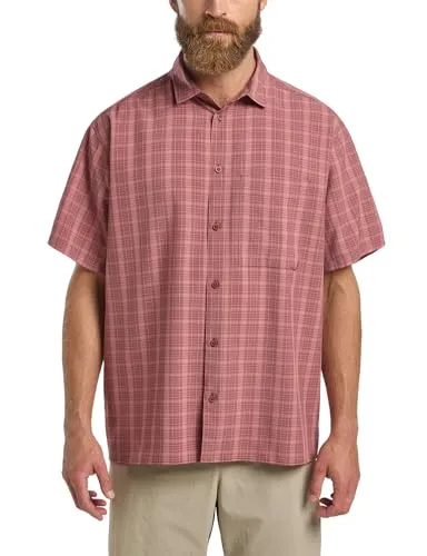 Jack Wolfskin Wanderhemd Meseta - Kurzarm Herren, Größe L - Jack Wolfskin Outdoorbekleidung, schnelltrocknend und atmungsaktiv, ideal für warme Tage mit zwei praktischen Brusttaschen und modernem Karomuster.