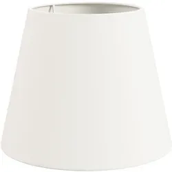 ledscom.de Lampenschirm, Leinen, Textil, Stoff, {farbe}, 200mm Ø