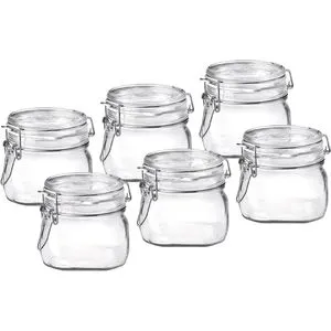 Bormioli Rocco Vorratsglas Fido Set, 6-tlg., 0,5l von Bormioli Rocco