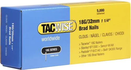 TACWISE Stiftnägel 18G/32 mm verzinkt 5.000 Stück