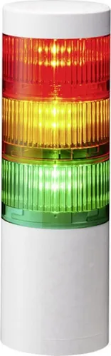 Produktbild Patlite Signalsäule LA6-3DTNWN-RYG 21 Farben weiss