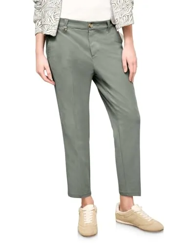 STREET ONE STUDIO Chinohose Middle Waist grün 42