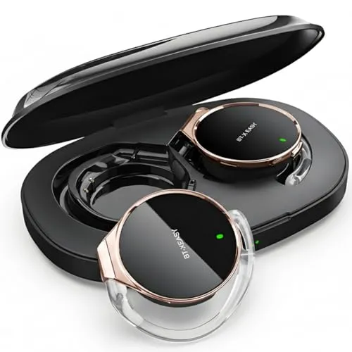 Micool Open Ear Kopfhörer Bluetooth 5.4 mit 4-Mikrofon ENC, Sport Ohrhörer Clip On, Leicht & Komfortabel, 40Std Spielzeit, IPX7 Wasserdicht, Ideal für Sport, Büro & Alltag