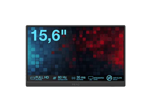PEAQ PMO P150-FFK 16 Zoll Full-HD Portabler Monitor