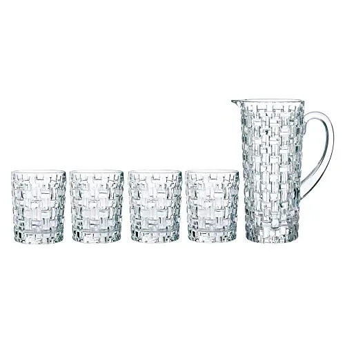 Nachtmann Krugset 5-tlg. BOSSA NOVA - Eleganz für jeden Anlass - Geschirr: Hochwertiges 5-teiliges Krugset mit stilvollen Whiskybechern, das zeitlose Eleganz und Funktionalität vereint.