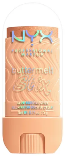 NYX PROFESSIONAL MAKEUP Highlighter BUTTERMELT STIX GLOW BOOSTING HIGHLIGHTER STICK, mit Cupuaçu- und Kokosnussbutter, für einen ultimativen Glow