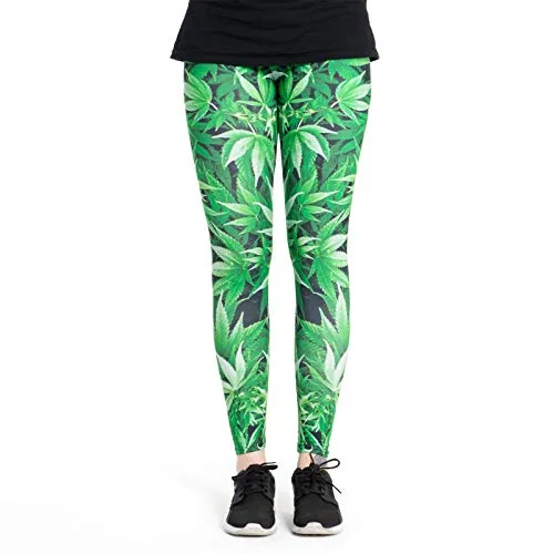cosey - Festival-Party-Line Leggings (Einheitsgröße) - (Hanf)
