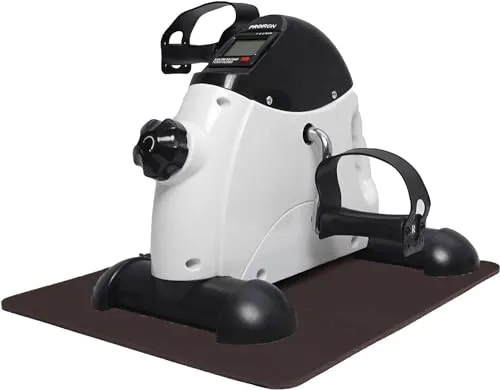 PROIRON Mini Bike Heimtrainer,Pedaltrainer für Senioren,Arm- und Beintrainer mit Matte,Glatte und Geräuschlose Bewegung,Einfach zu Montieren
