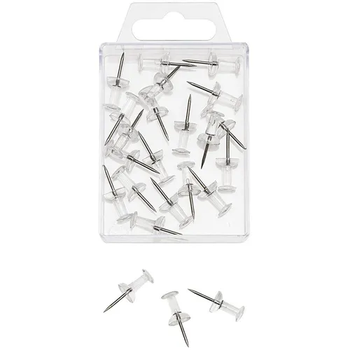 WEDO Pinnnadeln 20St Diabolo transparent von Wedo