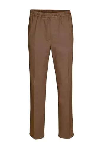 Brühl Comfort Fit Herren Schlupfhose Gustav - Sand - Wanderhose aus hochwertigem Baumwoll-Stretch mit Rundum-Gummibund für maximalen Komfort und Bewegungsfreiheit.