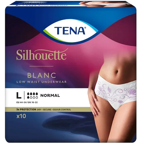 TENA Silhouette Normal Blanc L Inkontinenz Pants