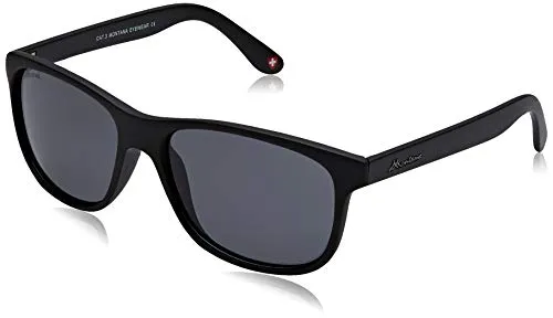 Sunoptic Unisex-Erwachsene Montana Sonnenbrille, Schwarz (Black/Grey), 58
