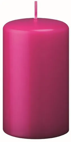 Kopschitz Kerzen Stumpenkerze Flachkopf-Stumpenkerzen Fuchsia Pink 120 x Ø 50