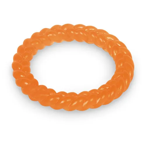 Nobby TPR Ring orange 14,5 cm - flexibles Kauspielzeug für Hunde - Zahnpflege