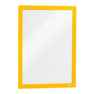 DURABLE Magnetrahmen selbstklebend DURAFRAME gelb A4, 2 St.