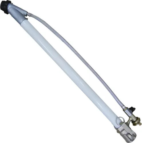 Feinputzgerät 600mm für Putzmaschinen - Farbsprühsysteme: Hochwertiges Feinputzgerät mit 60cm Rohr und 14mm Feinputzdüse, ideal für präzises Auftragen von Putz an Wänden und Decken.