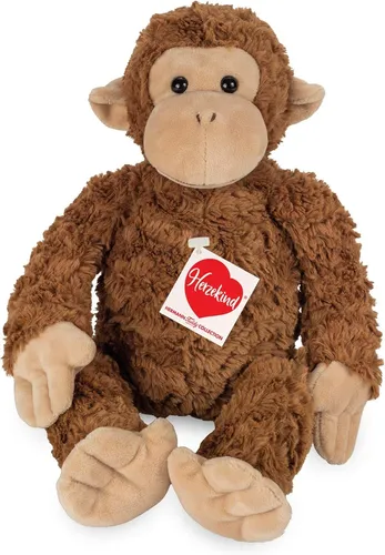 Hermann Teddy 93902 AFFE Äffchen Yoyo 39cm - Dschungel & Steppe, kuscheliges Äffchen für kleine Entdecker, ideal für Kinder von 3-4 Jahren