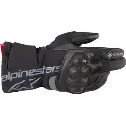 Alpinestars WT-4 GTX Handschuhe Schwarz M - Motorradhandschuhe mit GORE-TEX-Konstruktion für hervorragende Wasserdichtigkeit und Atmungsaktivität, ideal für kaltes Wetter dank 80 g PrimaLoft® Isolierung.