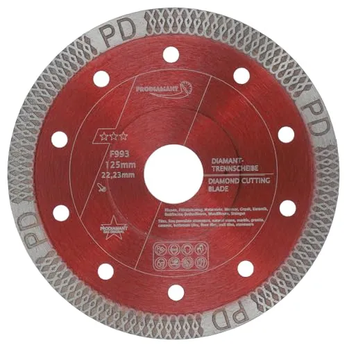 PRODIAMANT® Diamant Fliesenscheibe [125MMx22,23MM] in rot von PRODIAMANT