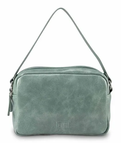 Jost Umhängetasche Hobo Bag in Grün - Stilvolle Umhängetasche aus 100% Polyurethan, ideal für den Alltag. Mit verstellbarem Schulterriemen und praktischem Zipper-Verschluss – perfekt für modebewusste Frauen.